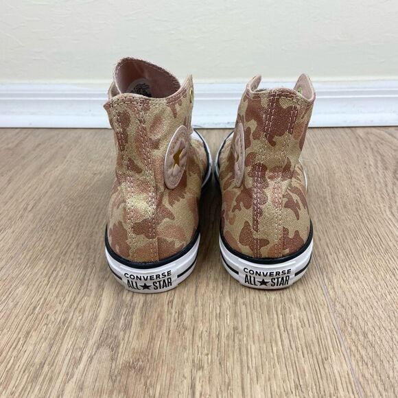 Converse Chuck Taylor All-Star Hi-Top Shimmer Lurex Camo Sneakers - Picture 5 of 6